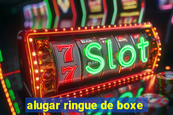 alugar ringue de boxe